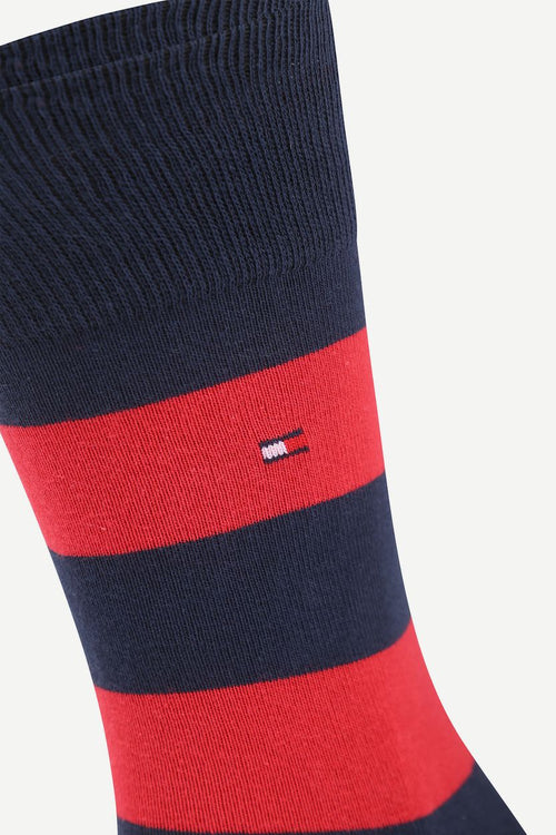Tommy Hilfiger sokken 2 paar rugby rood