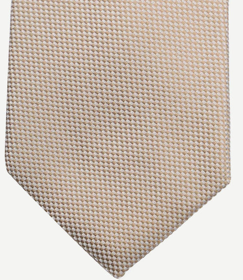 Suitable zijde stropdas beige