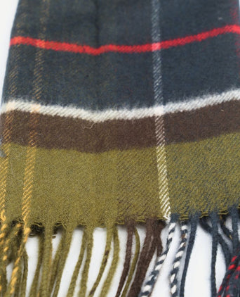 Barbour sjaal wolmix tartan yaxley groen