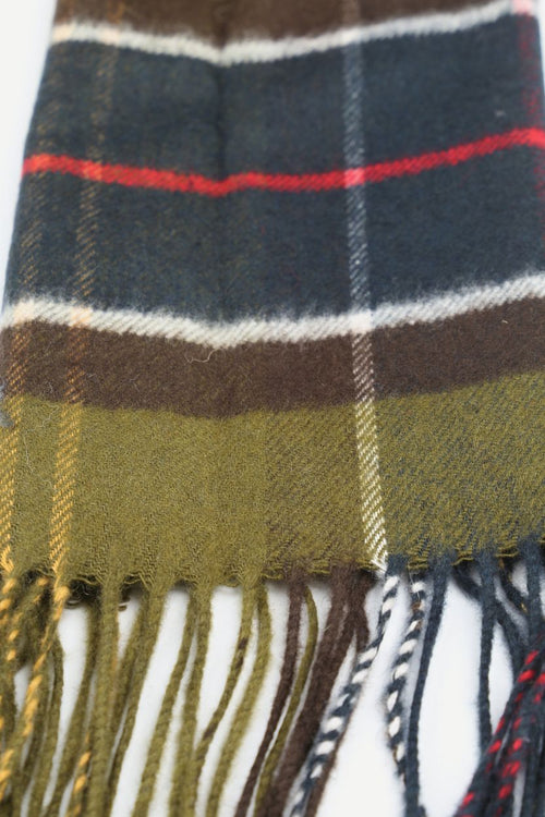 Barbour sjaal wolmix tartan yaxley groen