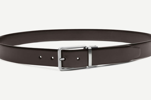Profuomo riem zwart + bruin