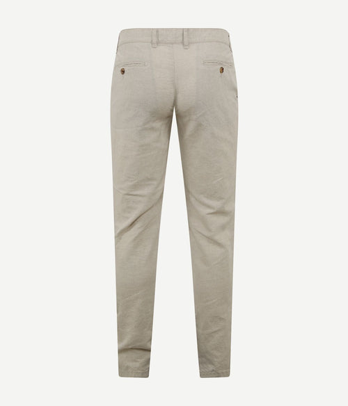 Suitable chino Pico linnen beige