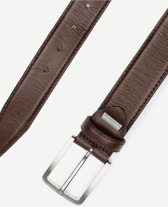 Profuomo riem leer bruin