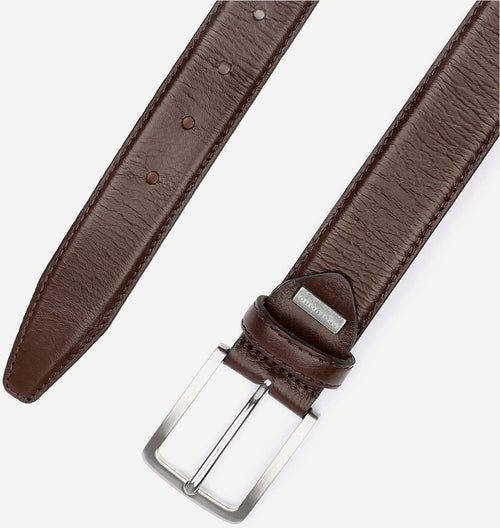 Profuomo riem leer bruin