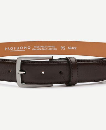 Profuomo riem leer bruin