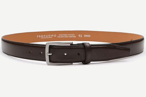 Profuomo riem leer bruin