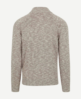 NZA halve rits trui waimauku beige