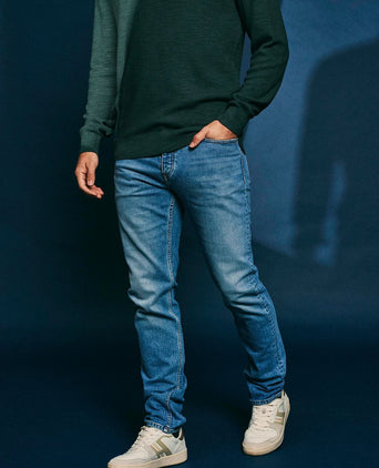King essentials the jason jeans lichtblauw | Slim-fit