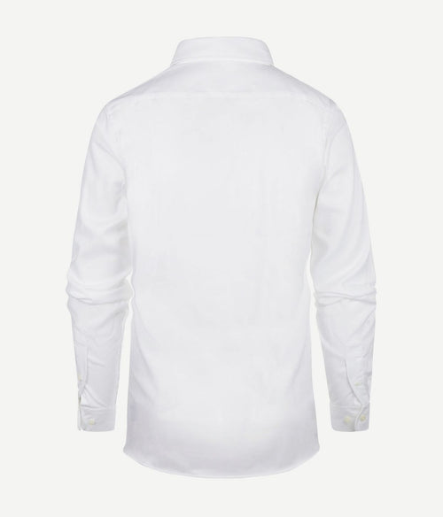 Steppin' Out extra long sleeves overhemd twill wit | Regular-fit