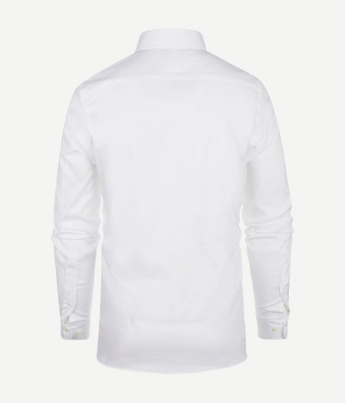 Steppin' Out overhemd slim-fit twill wit