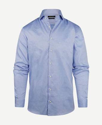 Steppin' Out overhemd dobby lichtblauw | Regular-fit