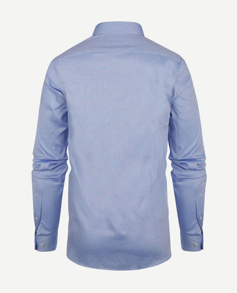 Steppin' Out overhemd dobby lichtblauw | Regular-fit