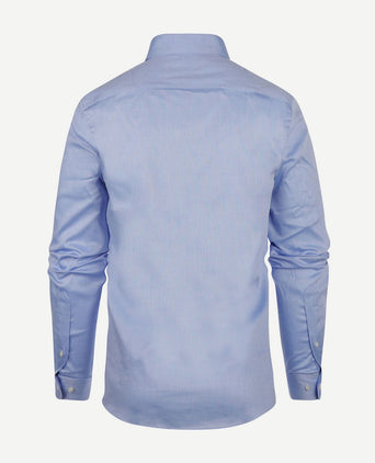 Steppin' Out overhemd slim-fit dobby lichtblauw