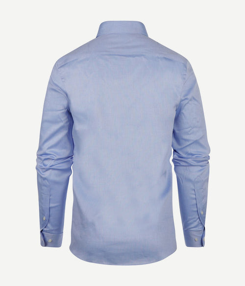 Steppin' Out overhemd slim-fit dobby lichtblauw
