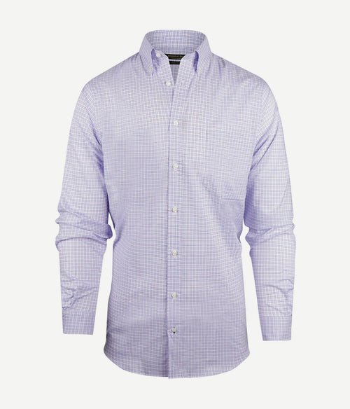 Steppin' Out overhemd ruiten blauw rood | Regular-fit