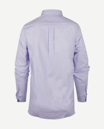 Steppin' Out overhemd ruiten blauw rood | Regular-fit