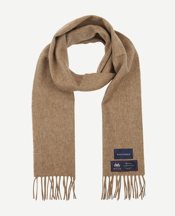 Suitable sjaal ruit merino wol beige