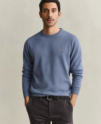 Pullover lamswol horizon blue