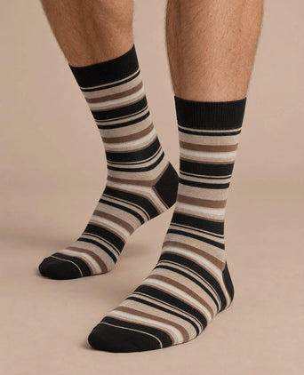 Sokken (3-pack) print zwart multicolour