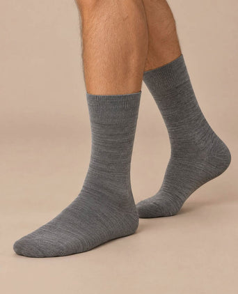 Merino sokken grijs (2-pack)