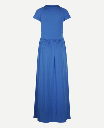 Enkellange jurk Dagmar | Kobalt