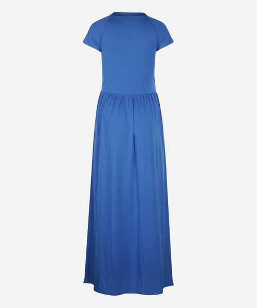 Enkellange jurk Dagmar | Kobalt