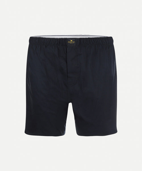 Boxershort van poplin | Navy