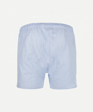 Boxershort gestreept van poplin | Light Blue Boxershort gestreept van poplin | Light Blue
