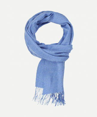Sjaal van merinowol | Medium Blue