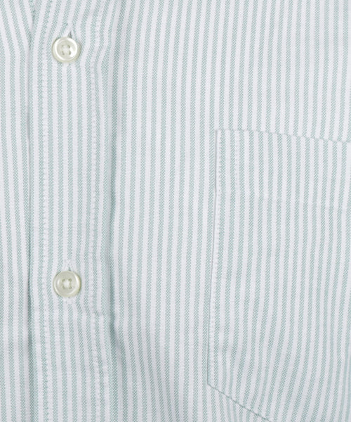 Overhemd Oxford streep regular fit button-down | Green