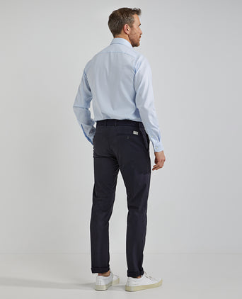 Overhemd Twill regular fit cutaway | Light Blue