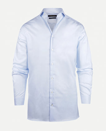 Overhemd Twill regular fit cutaway | Light Blue