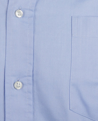 Overhemd regular fit korte mouw | Medium Blue