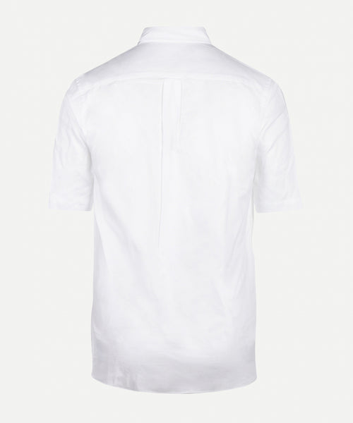 Overhemd regular fit korte mouw | White