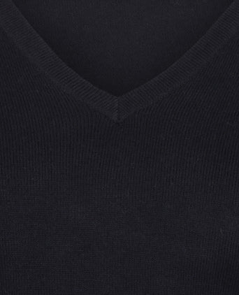 Trui cotton cashmere V-hals | Navy