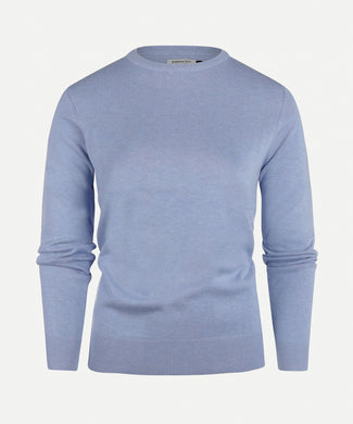 Trui ronde hals | Light Blue Trui ronde hals | Light Blue