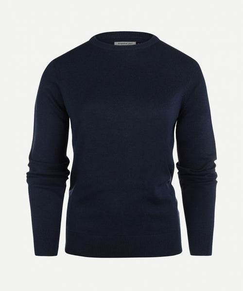 Trui ronde hals | Navy