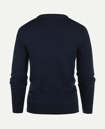 Trui ronde hals | Navy