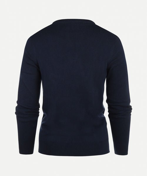 Trui ronde hals | Navy