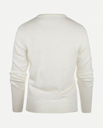 Trui ronde hals | Off White