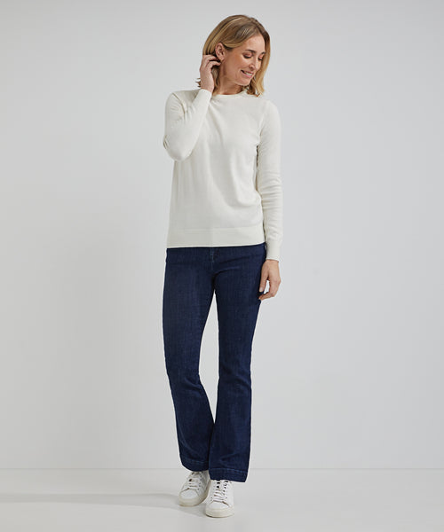 Trui ronde hals | Off White