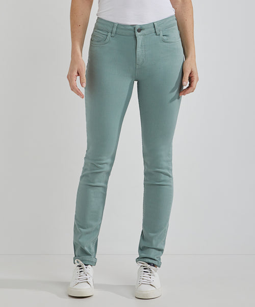 Broek 5-pocket | Sage