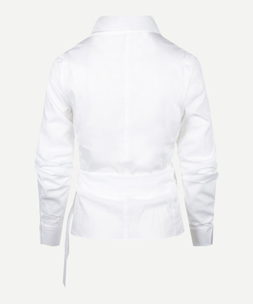 Wikkel blouse Julia | White