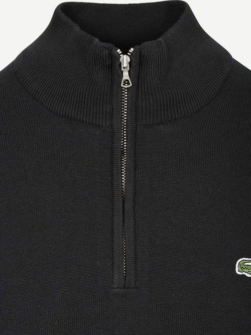 Pullover zipper zwart