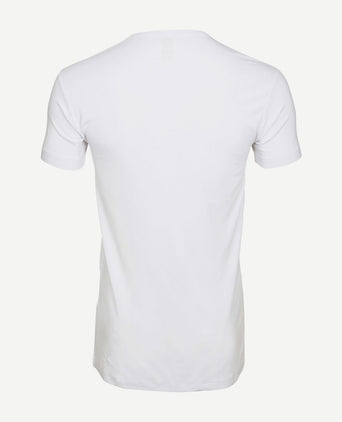 Alan Red bamboo t-shirt o-hals wit