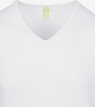 Alan Red bamboo t-shirt v-hals wit Alan Red bamboo t-shirt v-hals wit