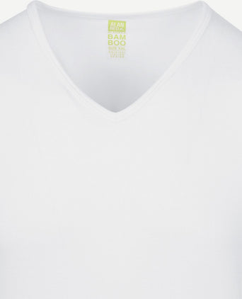 Alan Red bamboo t-shirt v-hals wit