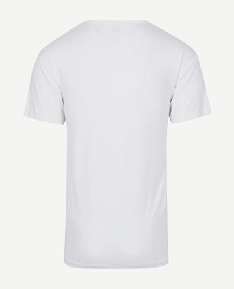 Alan Red bamboo t-shirt v-hals wit