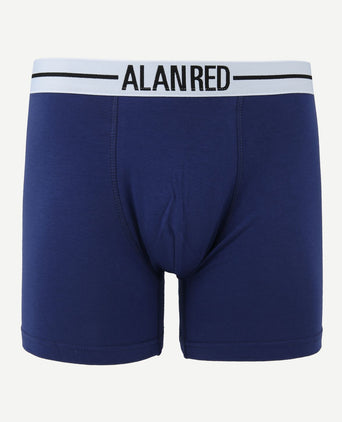 Alan Red boxer donkerblauw (2-pack)