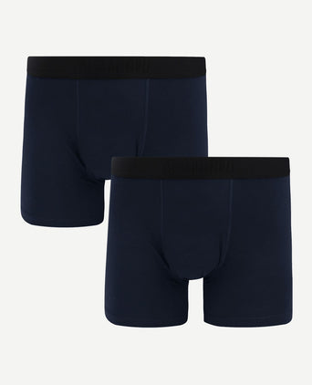 Boxer donkerblauw (2-pack)